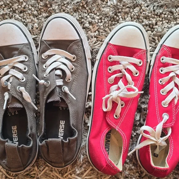 2 Pair Of Converse - Picture 1 of 5